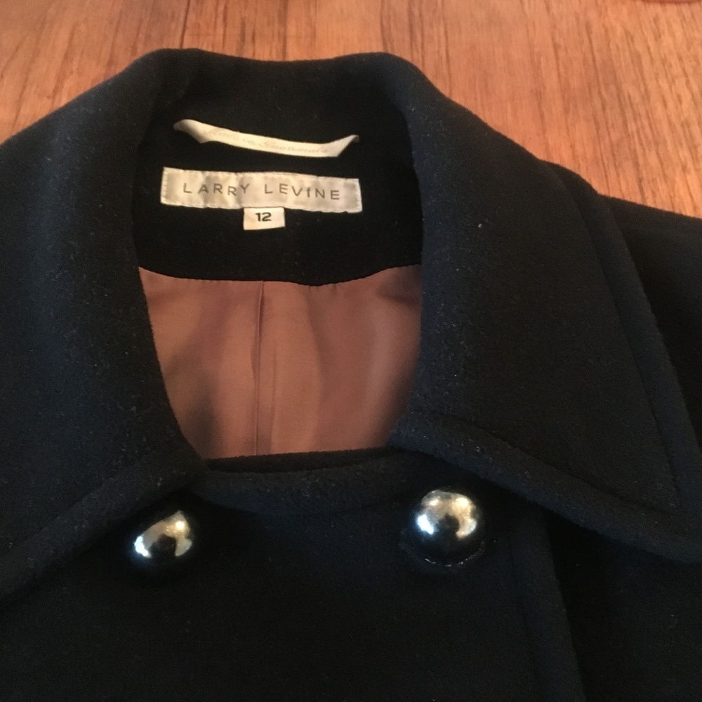 Larry Levine double breasted pea coat/jacket